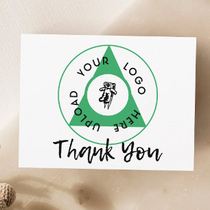 Firmenlogo Dankeschön-Postkarte Postkarte