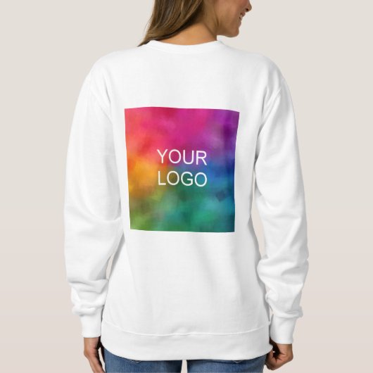 Firmenlogo - Doppel-Side-Basic Sweatshirt (Rückseite)