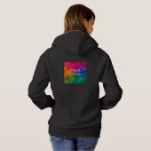 Firmenlogo Doppel-Side-Sweatshirt Hoodie (Schwarz voll)