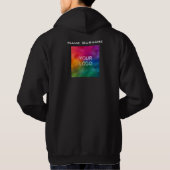 Firmenlogo Doppelseitige Gestaltung Mitarbeiter Mä Hoodie (Rückseite)