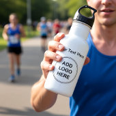 Firmenlogo Edelstahl-Wasserflasche Edelstahlflasche