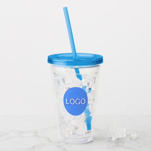 Firmenlogo | Eigene Marke Acryltrinkbecher (Vorderseite Ice)