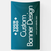 Firmenlogo - Eigener Vinyl-Banner Banner (Vertikal)