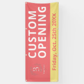 Firmenlogo Eigenes Öffnen von Außenbannern Banner (Vertikal)