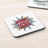 Firmenlogo - Eigenes Unternehmen Getränkeuntersetzer (Linke Seite)