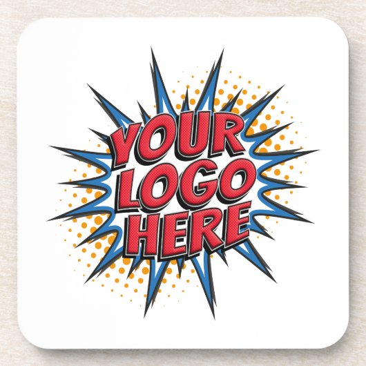 Firmenlogo - Eigenes Unternehmen Getränkeuntersetzer (Vorderseite)