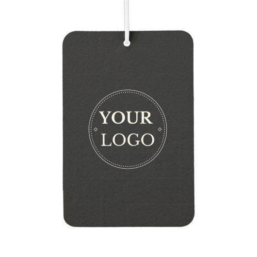 Firmenlogo Einfach Beruflich, modern und schwarz Autolufterfrischer (Vorderseite)