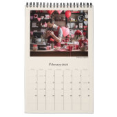 Firmenlogo Einfach moderne Minimalistische Werbung Kalender (Feb 2026)