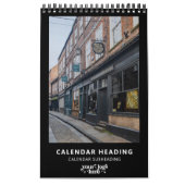 Firmenlogo Einfach moderne Minimalistische Werbung Kalender (Titelbild)