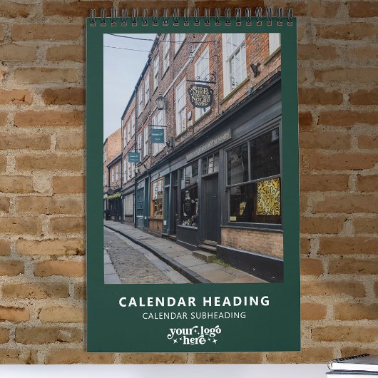 Firmenlogo Einfach moderne Minimalistische Werbung Kalender