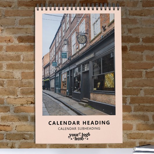 Firmenlogo Einfach moderne Minimalistische Werbung Kalender