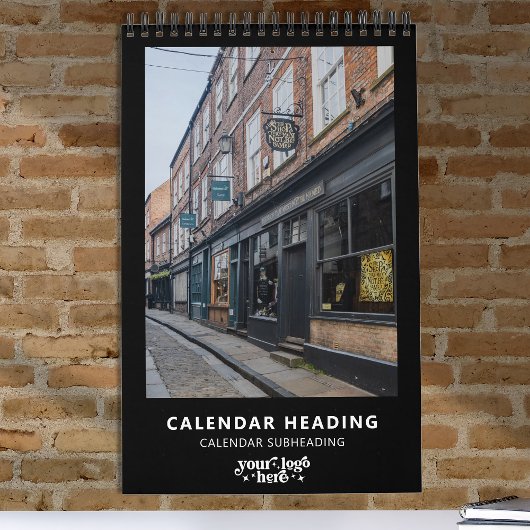 Firmenlogo Einfach moderne Minimalistische Werbung Kalender