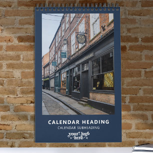 Firmenlogo Einfach moderne Minimalistische Werbung Kalender
