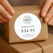 Firmenlogo | Einfache Aufkleber mit dem White Pric