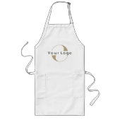 Firmenlogo Einfache, saubere, minimale Firmenmarke Lange Schürze (Vorne)