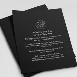 Firmenlogo | Einfache Schwarz-weiße Benutzerdefini Flyer<br><div class="desc">Eine einfach zu handhabende Schwarzweiß Business Flyer Vorlage in einem minimalistischen Stil,  die einfach mit Ihrem eigenen Firmenlogo,  Produktdetails,  Preisen und mehr modifiziert und aktualisiert werden kann! Wählen Sie im Menü Optionen die Größe des Flyers und den Papiertyp aus.</div>