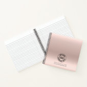 Firmenlogo Elegant Minimalistisch Notizblock (Innenseite)