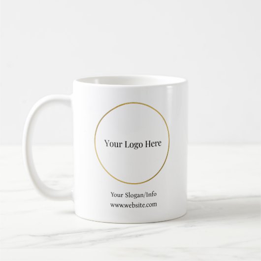 Firmenlogo Elegantes Geschäftsmodell Kaffeetasse (Links)