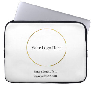 Firmenlogo Elegantes Geschäftsmodell Laptopschutzhülle