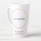 Firmenlogo Elegantes Geschäftsmodell Milchtasse (Linke Ecke)