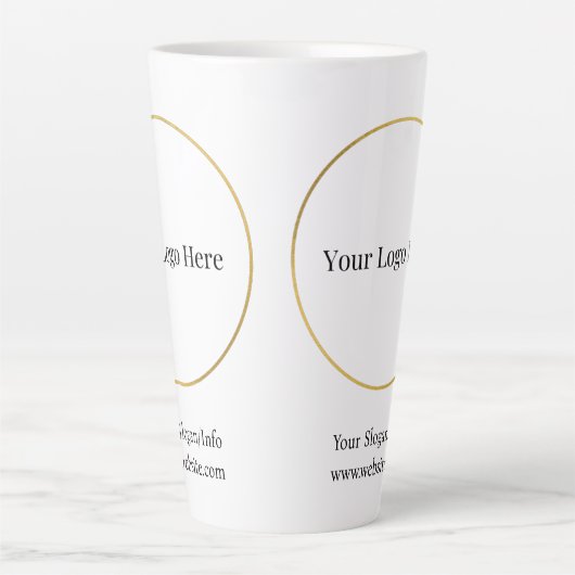 Firmenlogo Elegantes Geschäftsmodell Milchtasse (Vorderseite)