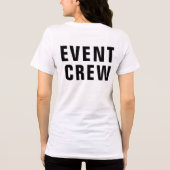 Firmenlogo-Event Tri-Blend Shirt (Rückseite)