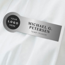 Firmenlogo Faux-Silber Mitarbeiter