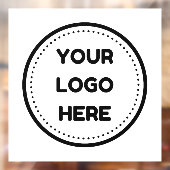 Firmenlogo Fensteraufkleber (Blatt 2)