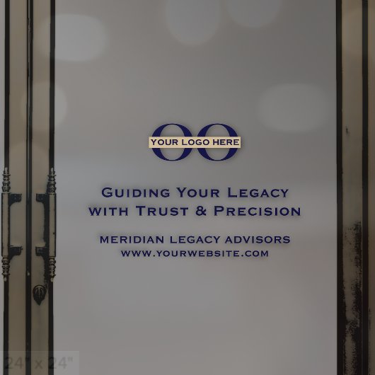 Firmenlogo Fensteraufkleber