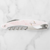 Firmenlogo Firma Rosa Marmor Weinflasche Kellnermesser (Rückseite)