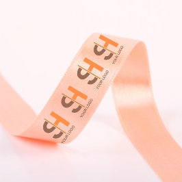 Firmenlogo Firmenmarke Geschenk Rose Gold Satinband