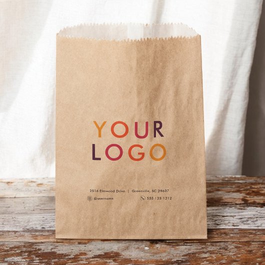 Firmenlogo-Fördertasche Geschenktütchen