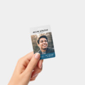 Firmenlogo | Foto Mitarbeiter Abzeichen Ausweis (Handheld)