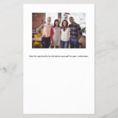 Firmenlogo Foto qr Code Flyer (Hinten)