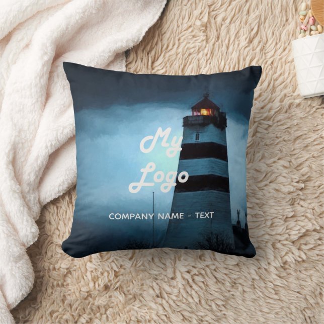 Firmenlogo Foto Reisetourismus Kissen werfen (Decke)