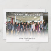 Firmenlogo Foto Weihnachtskarte (Vorderseite)