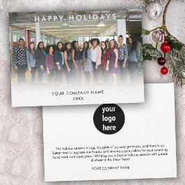 Firmenlogo Foto Weihnachtskarte