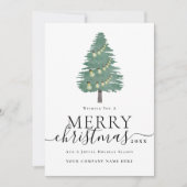 Firmenlogo Frohe Weihnachten Baum & Lichter (Vorderseite)