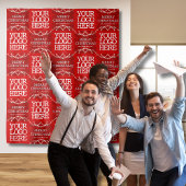 Firmenlogo Frohe Weihnachten und Glück im neuen Ja Wandteppich