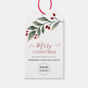 Firmenlogo Frohe Weihnachts-Werbefeier Geschenkanhänger