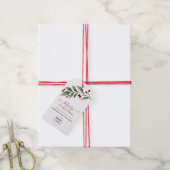 Firmenlogo Frohe Weihnachts-Werbefeier Geschenkanhänger (Mit Garn)