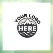 Firmenlogo| Fügen Sie hier Ihr Logo hinzu Firmenku Fensteraufkleber (Blatt 3)