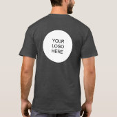 Firmenlogo für Back & Front Print Mens Heather Gra T-Shirt (Rückseite)