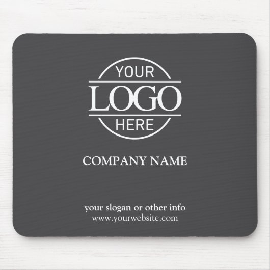 Firmenlogo für benutzerdefinierte graue Werbefirme Mousepad (Vorne)