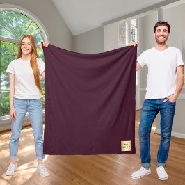 Firmenlogo für Burgund Sondergeschenk für Unterneh Fleecedecke