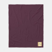 Firmenlogo für Burgund Sondergeschenk für Unterneh Fleecedecke (Vorderseite)