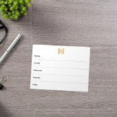 Firmenlogo für den Wochenkalender Notizblock