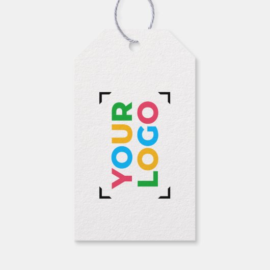 Firmenlogo für die individuelle Codierung kleiner Geschenkanhänger (Rückseite)