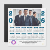 Firmenlogo für Foto-Kalender für Unternehmen Magnetkarte (Vorne/Hinten)