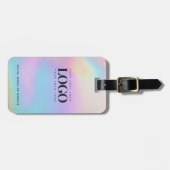 Firmenlogo für Holograph Iridescent Company Gepäckanhänger (Vorderseite horizontal)